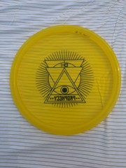 Gateway Diamond Plastic Prophecy Yellow Disc Golf Disc 5/5/0/2 178g