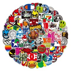 100 sticker lot of mix vsco Skateboard Stickers Vinyl Laptop Luggage Decal