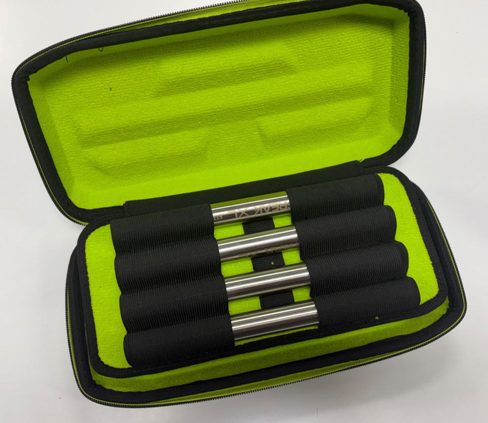 NEW DLX Freak XL Stainless Steel Boremaster Kit with Exalt Barrel Case