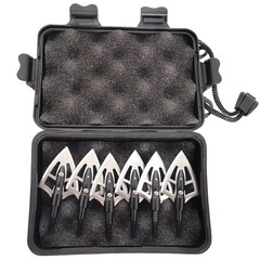 6/12pcs Hunting Broadheads Blade Arrowheads 100gr Crossbow Bow Archery Arrow Tip