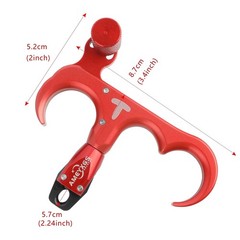 AMEYXGS Archery Bow Release for Compound Bows,Durable Aluminum 360° Black