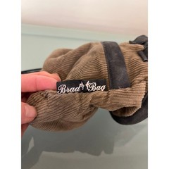 Brad’s bag rock gym climbing chalk bag w/ chalk ball sock corduroy brown boulder