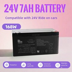 24v 7ah Battery for Ride on Toys car utv 12fm7 20hr 24 Volt Valve Regulated S…