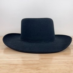 VTG Stetson Pony Express DW460 Sawyer Cowboy Western Black Pure Wool Hat – Sz 7
