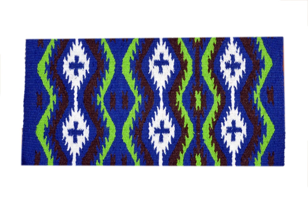 Western Multi Color Barrel Racer Woolen Saddle Pad 34′ x 32″