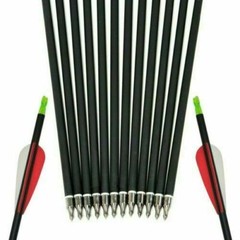 28/30″ Carbon Arrow Practice Hunting Removable Tips for Compound & Recurve Bow