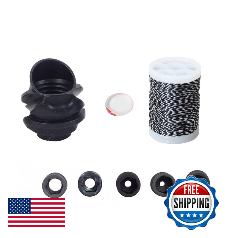 Sopoger Archery 37/45 Hooed Degree Peep Sight Kit 6X 8X Clarifier And 5 Size