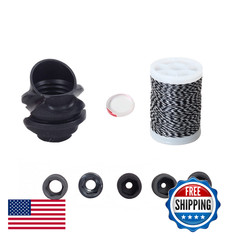 Sopoger Archery 37/45 Hooed Degree Peep Sight Kit 6X 8X Clarifier And 5 Size