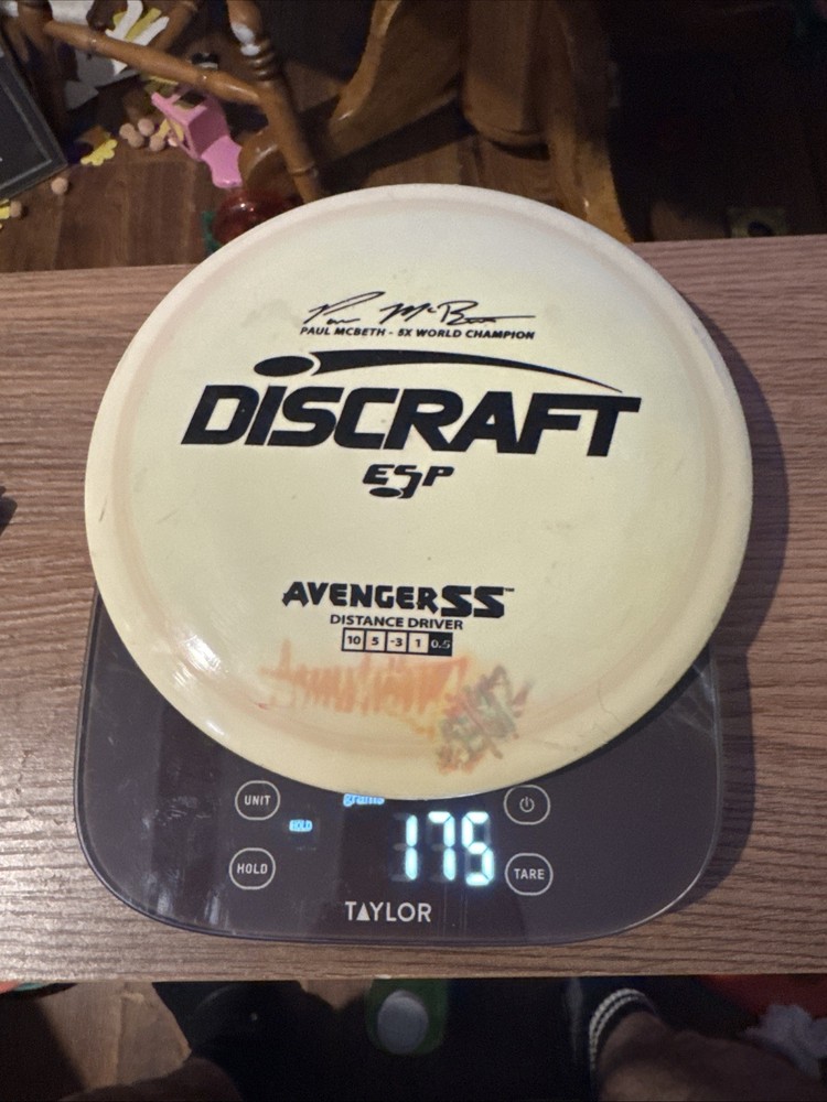 Discraft Avenger SS ESP No Ink. 175g. Paul McBeth 5x Signature Disc