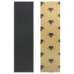 Black Diamond Old School Skateboard Grip Tape Sheet Black 10″ x 34″ Griptape