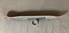 New Flip Lance Mountain Vato Pool Shaped Skateboard Deck 9 Blue Plaster Crusty