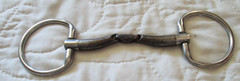 5″ FAGER FIXED RING DOUBLE JOINTED BRADOON 12.9CM #1121 ENGLISH BIT