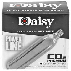 Daisy 7015 Powerline CO2 Cylinders 12 Grams 15 Per Box Replacement Cartridges
