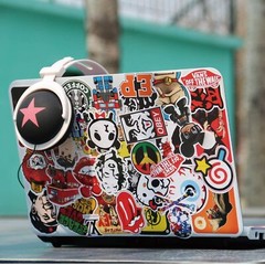100/200/300 Skateboard Stickers Bomb Vinyl Laptop Luggage Decals Dope Sticker