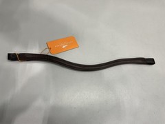 Schockemohle Sports Full Browband Clicher Select, Espresso & Silver