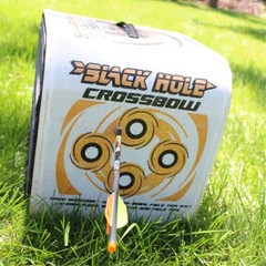 Black Hole 4-Sided Crossbow Archery Target, Stops All Field Points & Broadheads