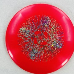 Discraft Comet Red Disc Golf Disc 175-176 Holographic Foil Stamp Driver Frisbee