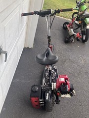 Custom Goped Go-ped Go Ped Gas Scooter