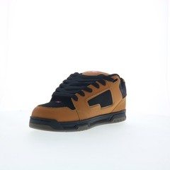 DC Coiler DC03011210-WHEBLK Mens Brown Skate Inspired Sneakers Shoes