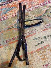 Vintage Tory Silver Covered used western Headstall FREE SHIPPING