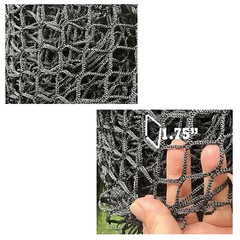 Round Bale Hay Net for Horses & Livestock, 5×5 Ft Knotless Nylon Slow Feeder