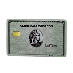 AMEX AMERICAN EXPRESS CENTURION Credit Card Skin Cover Sticker GREEN