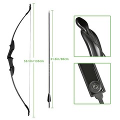 40lbs Archery Recurve Bow Arrows For Adults Teens Beginner Target Recurve Bow