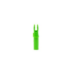 50 Pack Bohning Blazer DoubleLock Nock .246 ID 6.5MM Solid Neon Green
