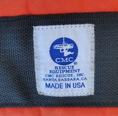 CMC Rescue Equipment Padded Shoulder Harness Strap Orange Black Made USA M44