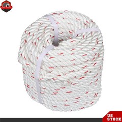 5/8in × 120ft Arborist Bull Rope Tree Hoist Rigging Line Arbor Utility Polyester