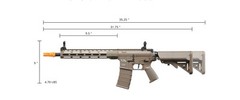 Classic Army 12″ M-LOK ENF Series M4 Series Airsoft AEG Rifle, Dark Earth