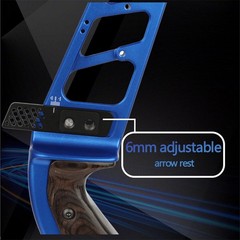 Aluminum Alloy Bow Riser CNC ILF Takedown Recurve Bow Handle 23″/25″ RH Hunting