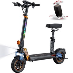 Ruitoo 1000W Electric Scooters with Seat Adults Foldable Fast E-Scooter 32 MPH