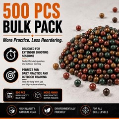 14.4OZ Slingshot Ammo – Sling Shot Ammo Balls Biodegradable Professional Slin…