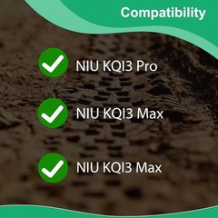 High-Performance 9.5×2.5 Solid Tire for NIU KQi3 Series – Maintenance-Free