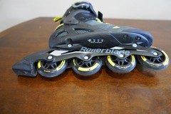 Rollerblade Macroblade 80 Men’s Fitness Inline Skates – Black/Lime, Size 10