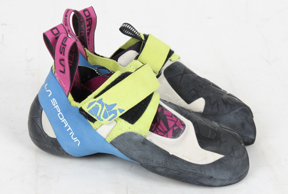La Sportiva Skwama Climbing Shoe – Women’s. Apple Green/Cobalt, 36.0 /80092/