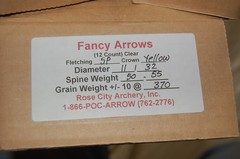 Rose City Archery Port Orford Cedar Fancy Arrows 11/32 28in 50/55LB Parabolic