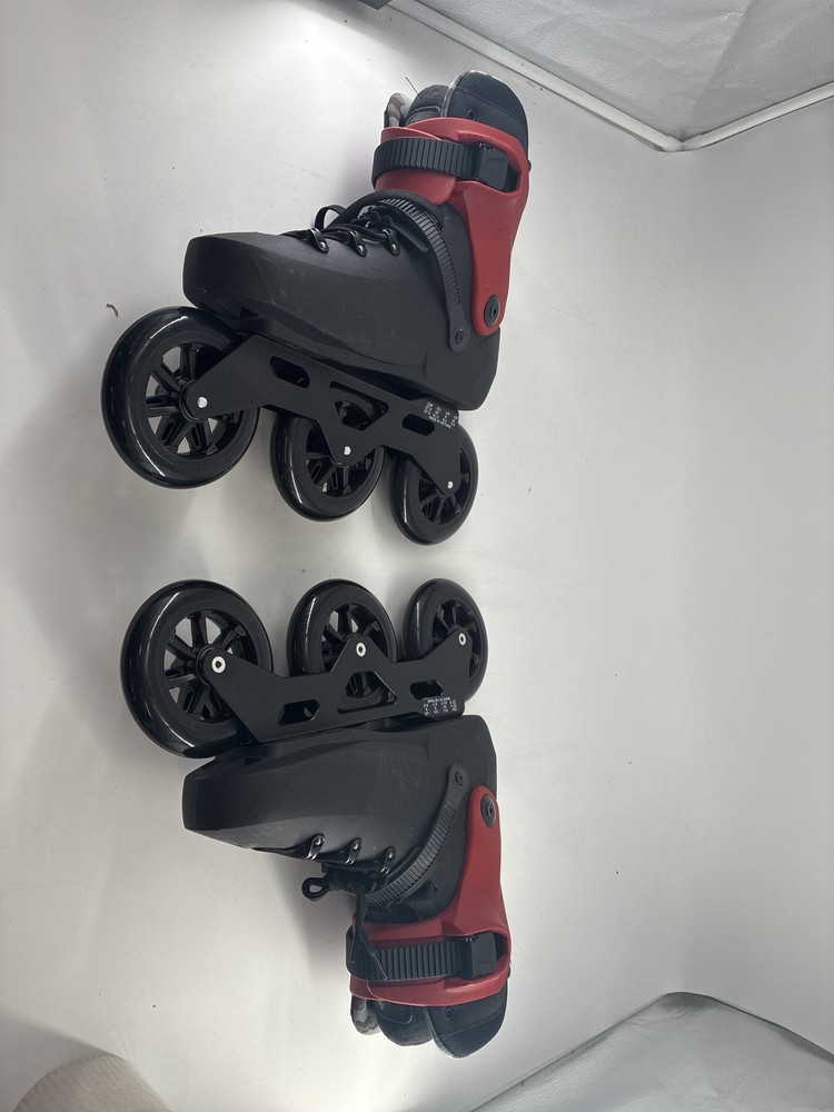 Rollerblade Twister 110 3WD Inline Skates Black Red 9-9.5 Used