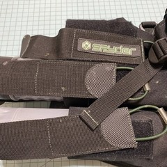 Kingman Spyder Paintball Ammo Harness/Belt Black 6 Pods Tubes Holder 54in waist