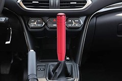 Long Shift Knob Extension Shifter Handle Aluminum Alloy Gear Stick Red