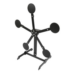 8″ inch Portable Paddles Star Reactive Shooting Target Q235 Steel, No Welding