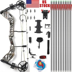 Archery Adjustable 30-70lbs Compound Bow Hunting Set 310 FPS Target Shooting Bow