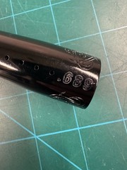 Inception Designs “Stella” barrel tip. Gloss black. Rare!