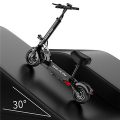800W Motor 27MPH 35 Mile Q2 Adult Electric Scooter with Seat 48V 13AH Foldable
