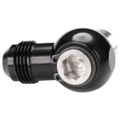 8AN Male Flare Banjo to 3/8 NPT Stainless Steel Banjo Bolt 8AN to 3/8 NPT Black