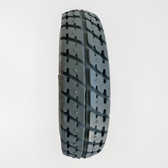 Primo Durotrap Pneumatic Tire with C9210 Tread 4 Ply Mobility Tire Light Gray
