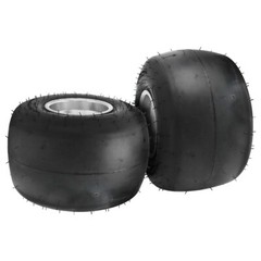 2X 5 Inch Kart Wheels 11×7.10-5 Rear Tire Aluminum Rim 3 Stud Racing Go Kart
