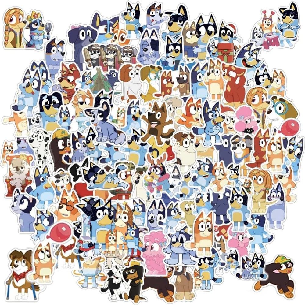 100 Cartoon Stickers Colorful Aesthetic VSCO Vinyl/PVC Waterproof Decals for Wat