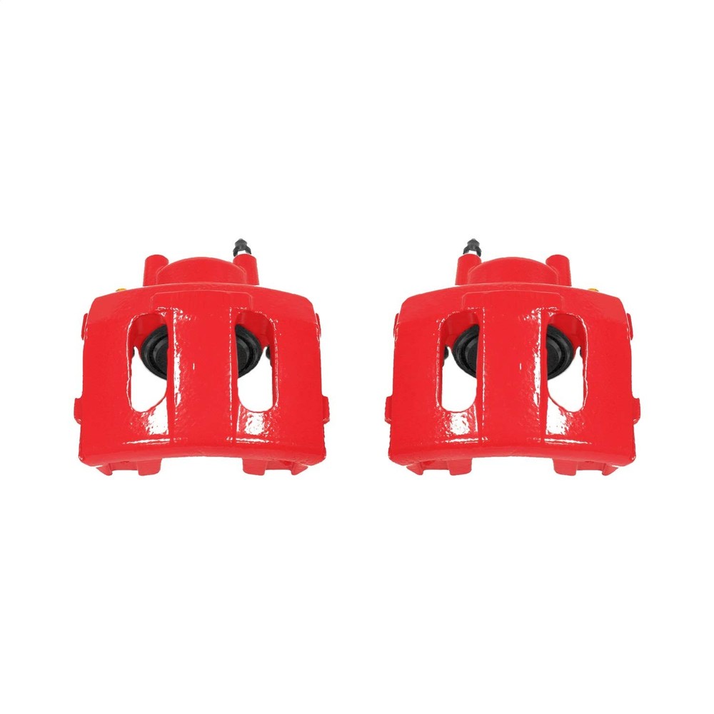 Power Stop S4339 Front Pair of High-Temp Red Powder Coated Calipers For 1991 – 2